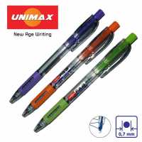 Ручка шариковая, синяя, 0,7 мм, автомат, масляная, FAB-UNI MAX